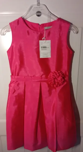 Vestido ceremonia Candela rosa talla:10 años leer⬇