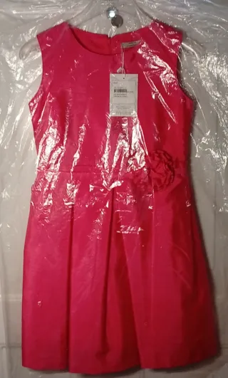 Vestido ceremonia Candela rosa talla:10 años leer⬇