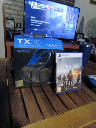 Battlefield 6 PS5 + Auriculares TX30 PS4