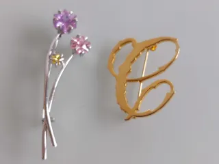 2 BROCHES SIN ESTRENAR (3€ CADA UNO)