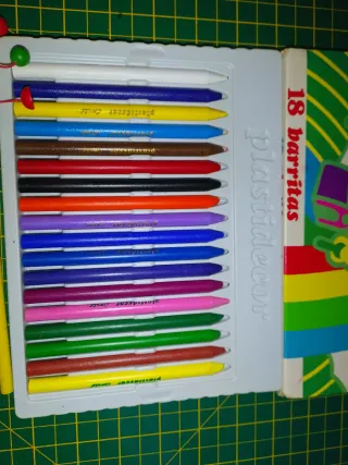 LOTE Plastidecor+ Lápices+gomas+sacapuntas+