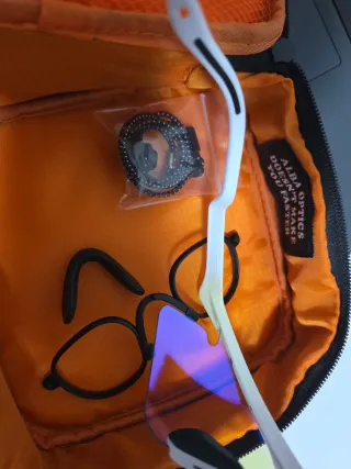 Gafas Ciclismo Naranja/Azul