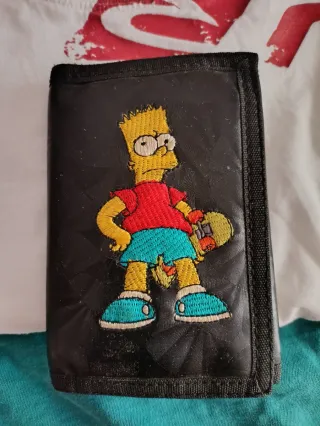 Cartera Bart Simpson con Llavero