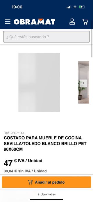 Lateral cocina Doors 90x60 cm