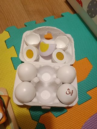 Set Cocinita Juguete Comida Madera