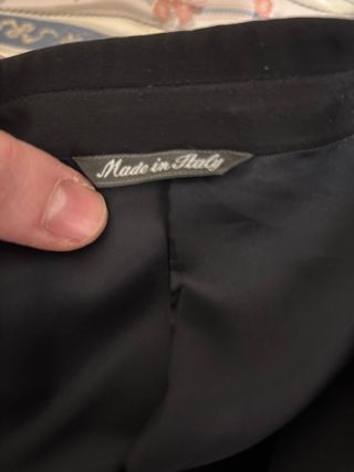 Completo nero uomo taglia 50