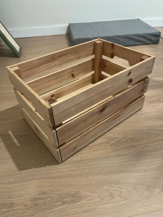 Caja de madera Ikea
