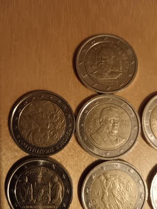 Monedas 2 euros Italia