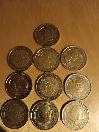 Monedas 2 euros Italia