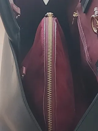 Bolso de mano Charles & Keith negro