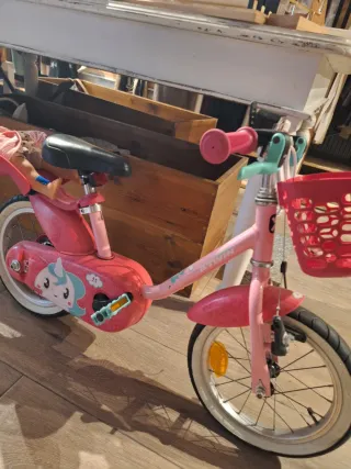 Bicicleta infantil rosa