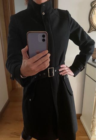 Abrigo de lana Salsa