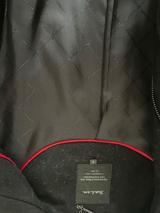 Abrigo de lana Salsa