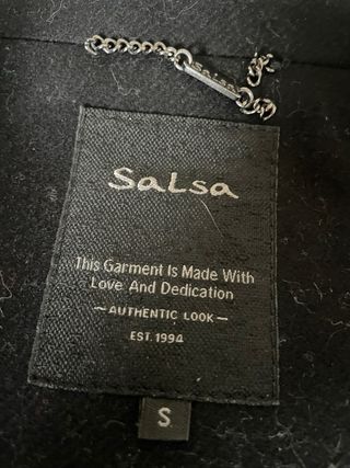 Abrigo de lana Salsa