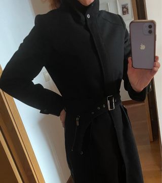 Abrigo de lana Salsa