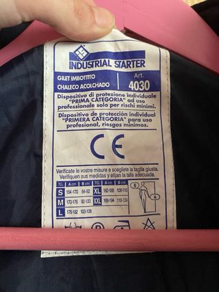 Chaleco de trabajo azul