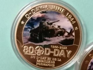 Monedas Conmemorativas D-Day 80 Aniversario