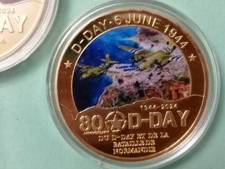 Monedas Conmemorativas D-Day 80 Aniversario