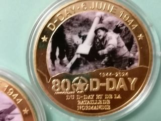Monedas Conmemorativas D-Day 80 Aniversario