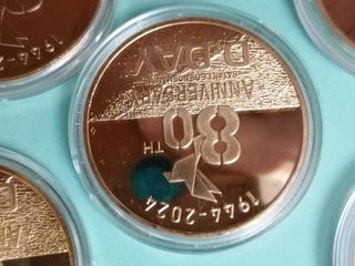 Monedas Conmemorativas D-Day 80 Aniversario