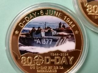 Monedas Conmemorativas D-Day 80 Aniversario