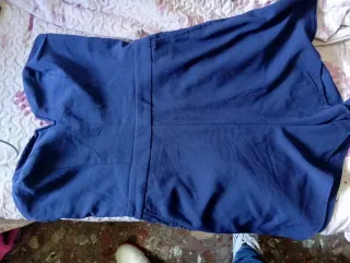 Mono corto palabra de honor azul Talla 42