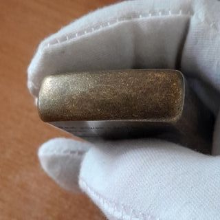 Accendino Zippo invecchiato mai usato