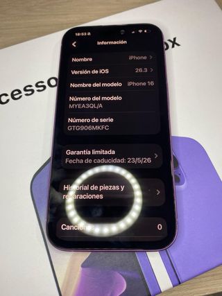 iPhone 16 128GB Rosa