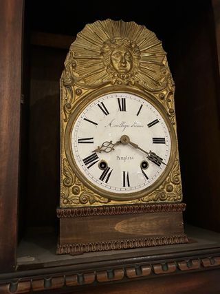 Reloj de pie Arillaga Pamplona antiguo