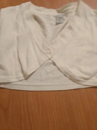 Chaqueta blanca niña talla 11-12