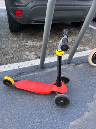 Patinete Oxelo 3 Ruedas Rojo