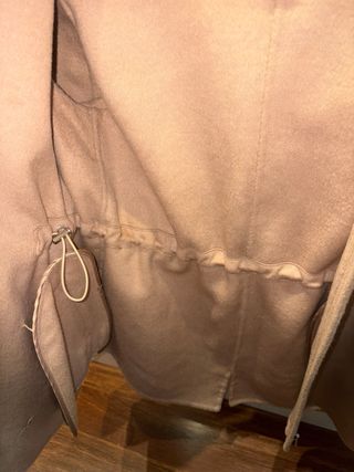 Abrigo Massimo Dutti Beige/Marrón