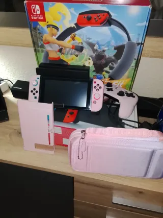 Nintendo Switch Rosa y Roja