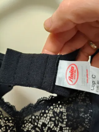 Sujetador Anita Negro Encaje