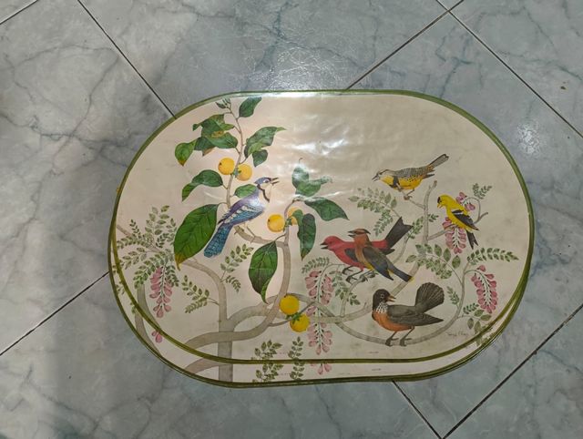 Bandeja Tortoise con Diseño Dorado