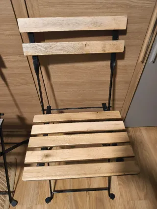 Sillas plegables terraza