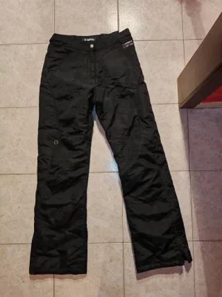 Pantaloni sci/snowboard neri Burgi