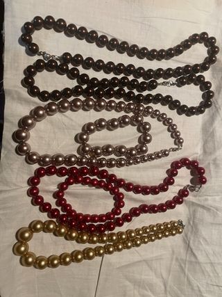 Collane e bracciali di perle