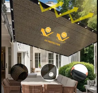 TOLDO VELA RECTANGULAR DE 3X4 COLOR MARRÓN