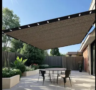 TOLDO VELA RECTANGULAR DE 3X4 COLOR MARRÓN