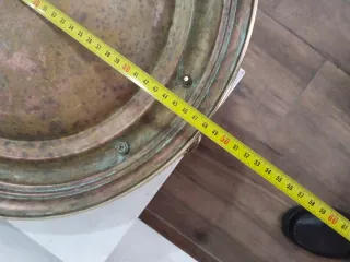 Brasero de bronce con paleta 49cm