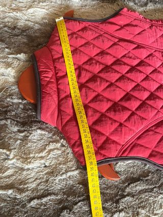 Chaleco acolchado rojo
