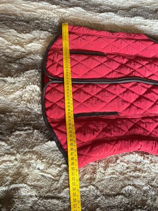 Chaleco acolchado rojo