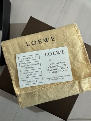 Monedero Loewe Beige