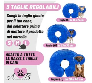 Collare Elisabettiano Gonfiabile Cane