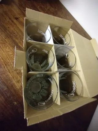 Bicchieri Pepsi in Vetro Trasparente