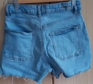 Shorts vaqueros desgastados