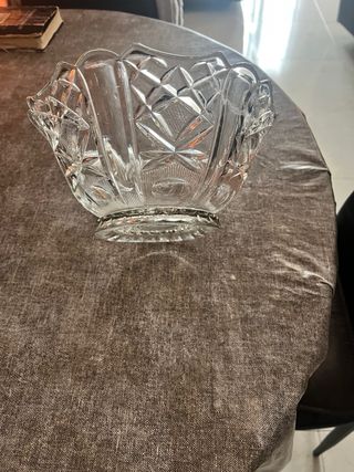 Centro de mesa cristal frutero