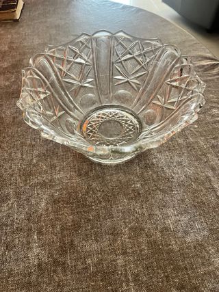 Centro de mesa cristal frutero