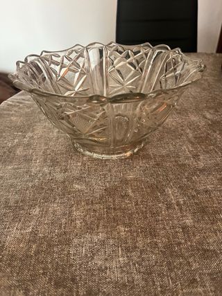 Centro de mesa cristal frutero